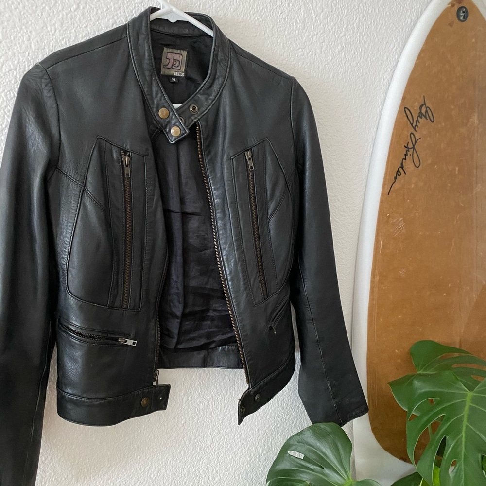 Joe’s Jeans Leather Biker Jacket
